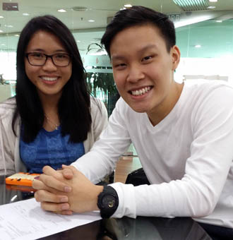 EduSpiral gave us detailed information about the course & took us around for a campus tour. Jen Hui, Pharmacy & Alvin Chai, A-Levels at UCSI University