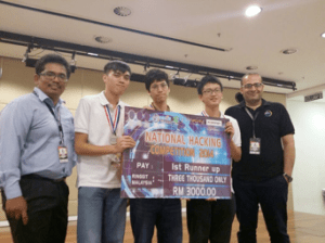 Team Yolo from Asia Pacific University of Technology & Innovation (APU) achieved the 1st Runner Up of the UTP-HAX National Hacking Competition 2014