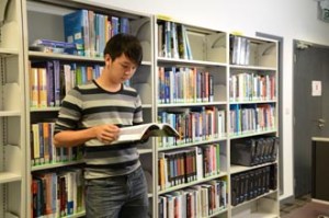 Extensive library at Heriot-Watt University Malaysia