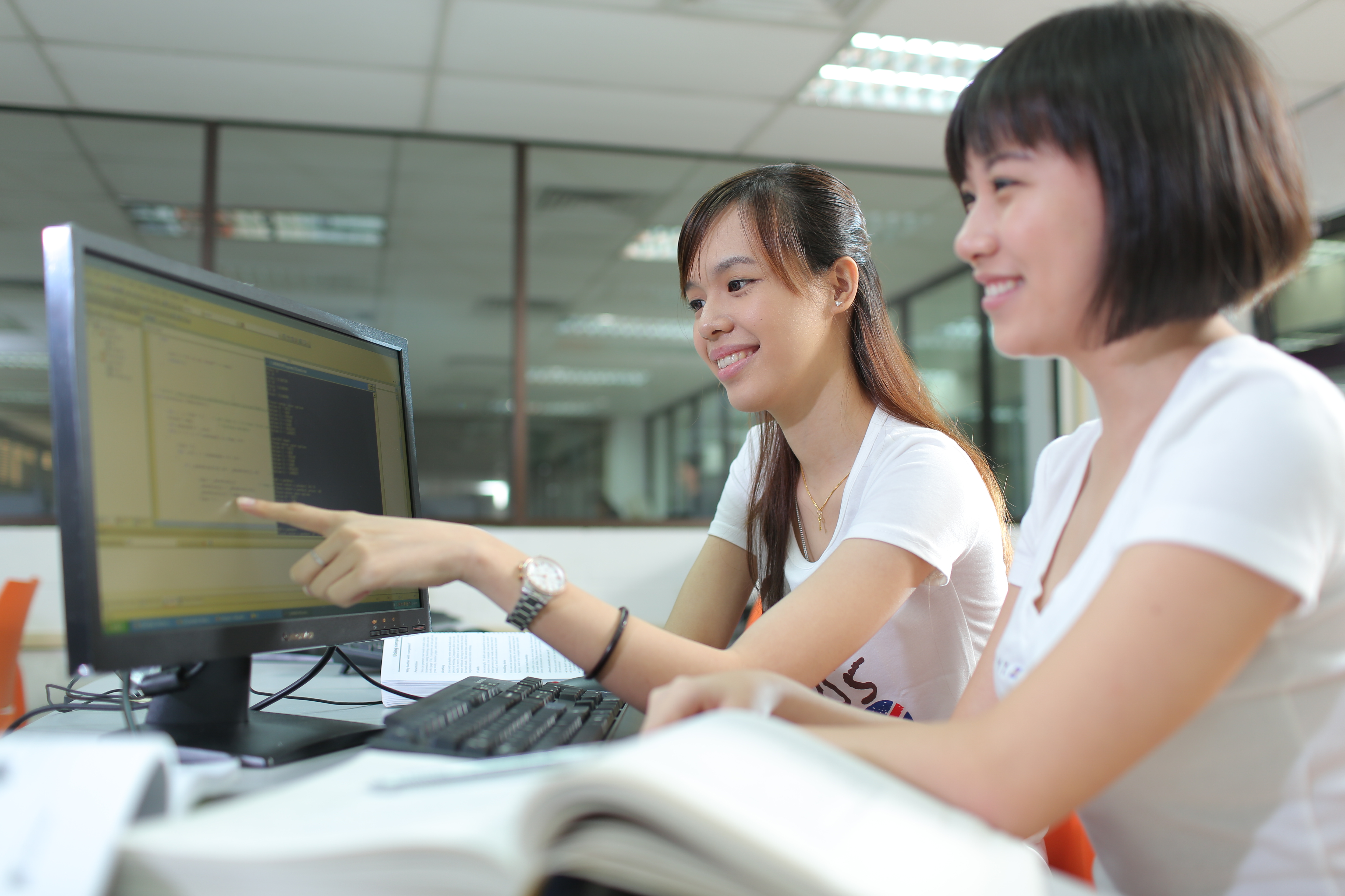 Computer lab at First City University College