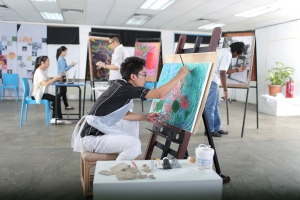 Drawing studio for design students at First City University College