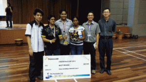 Multimedia University (MMU) Cyberjaya Engineering students won Best Design Award in the Free Scale Cup 2013 Intelligent Car Racing, 22-24 August 2013