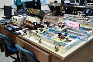 Multimedia University (MMU) Melaka Robotics PLC Pneumatic System lab for Engineering students