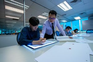 Cintiq Drawing Studio for Animation and Visual Effects Students at Asia Pacific University (APU)